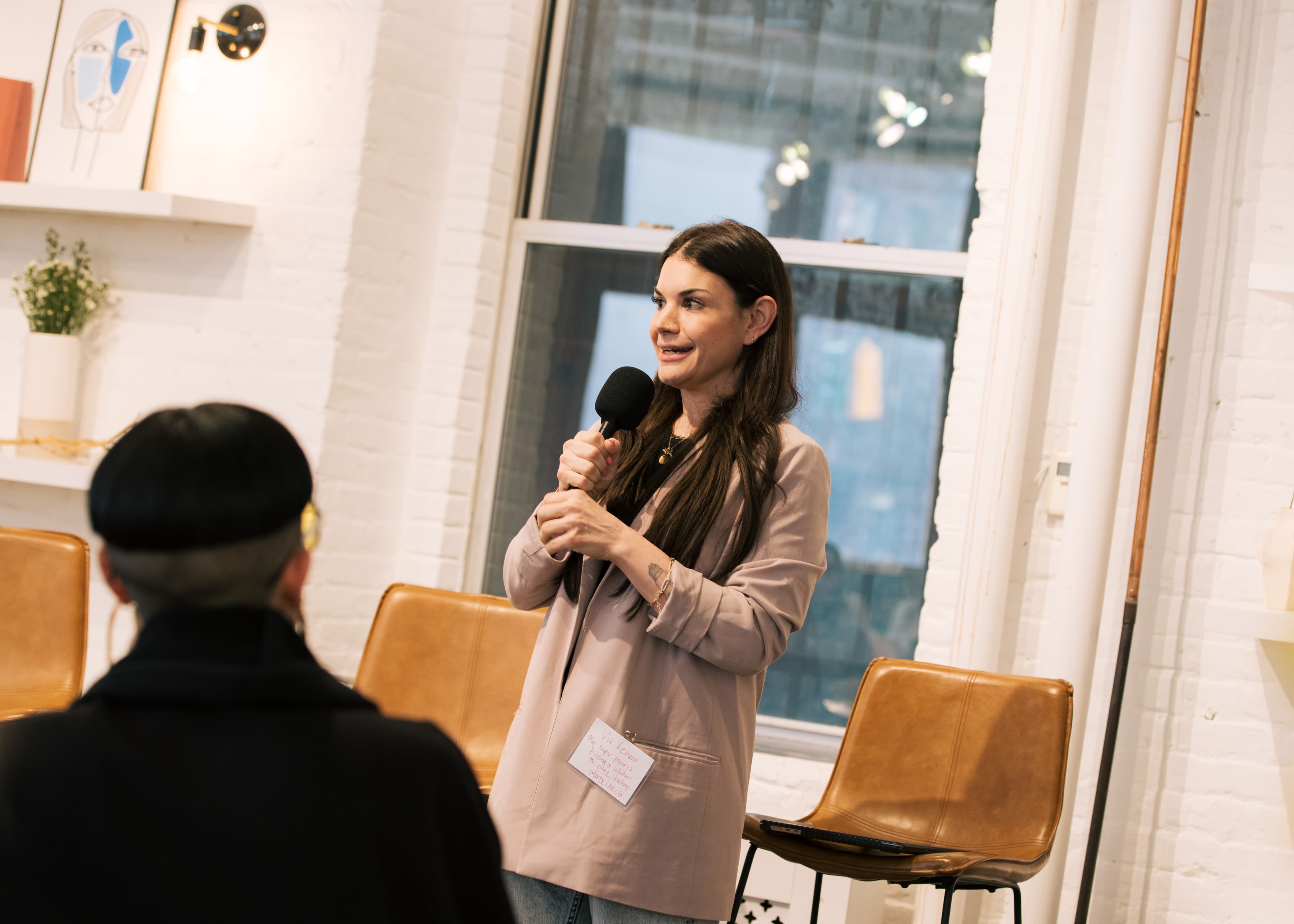 Vix teaching a live room